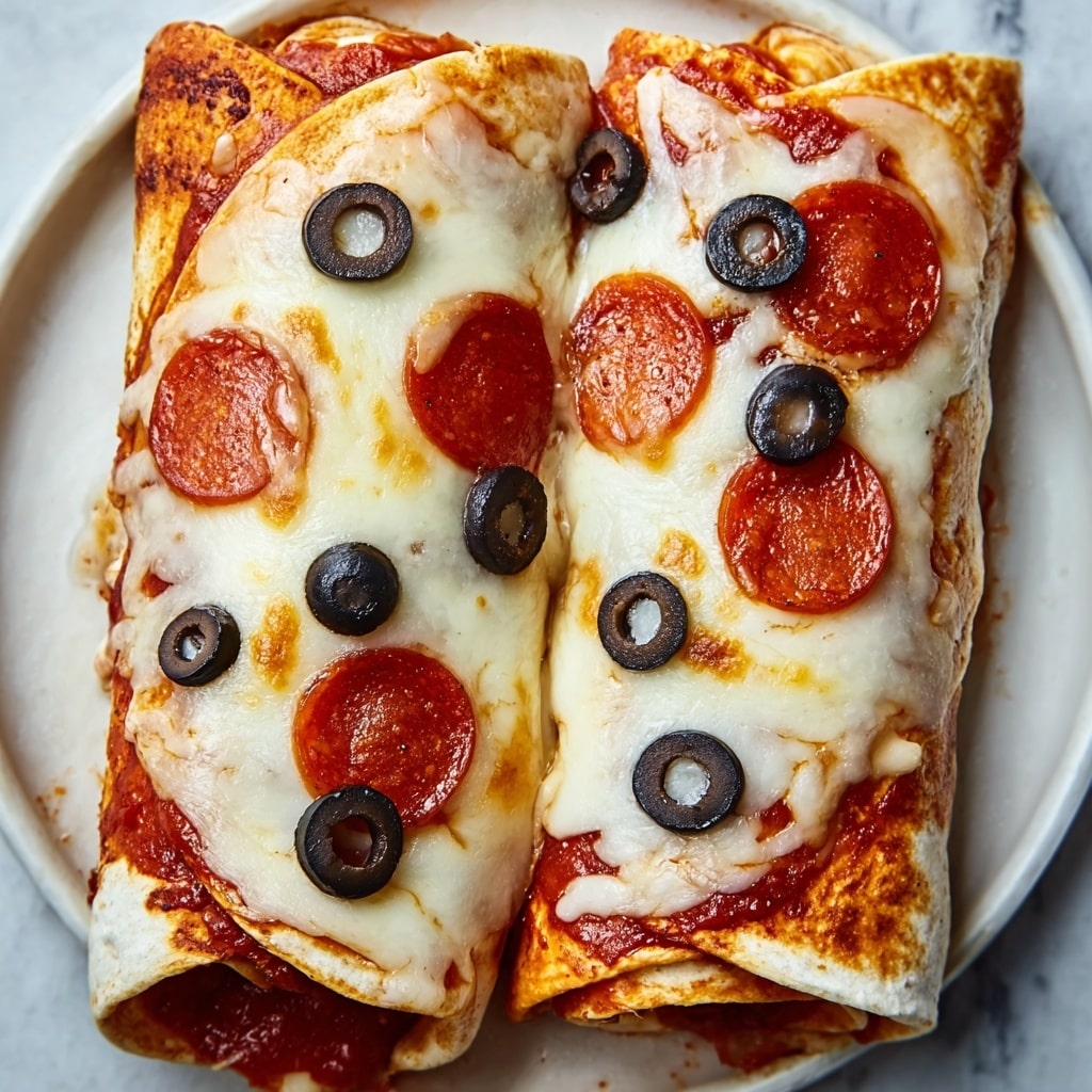 Baked Pizza Wraps Recipe - Recipe Image
