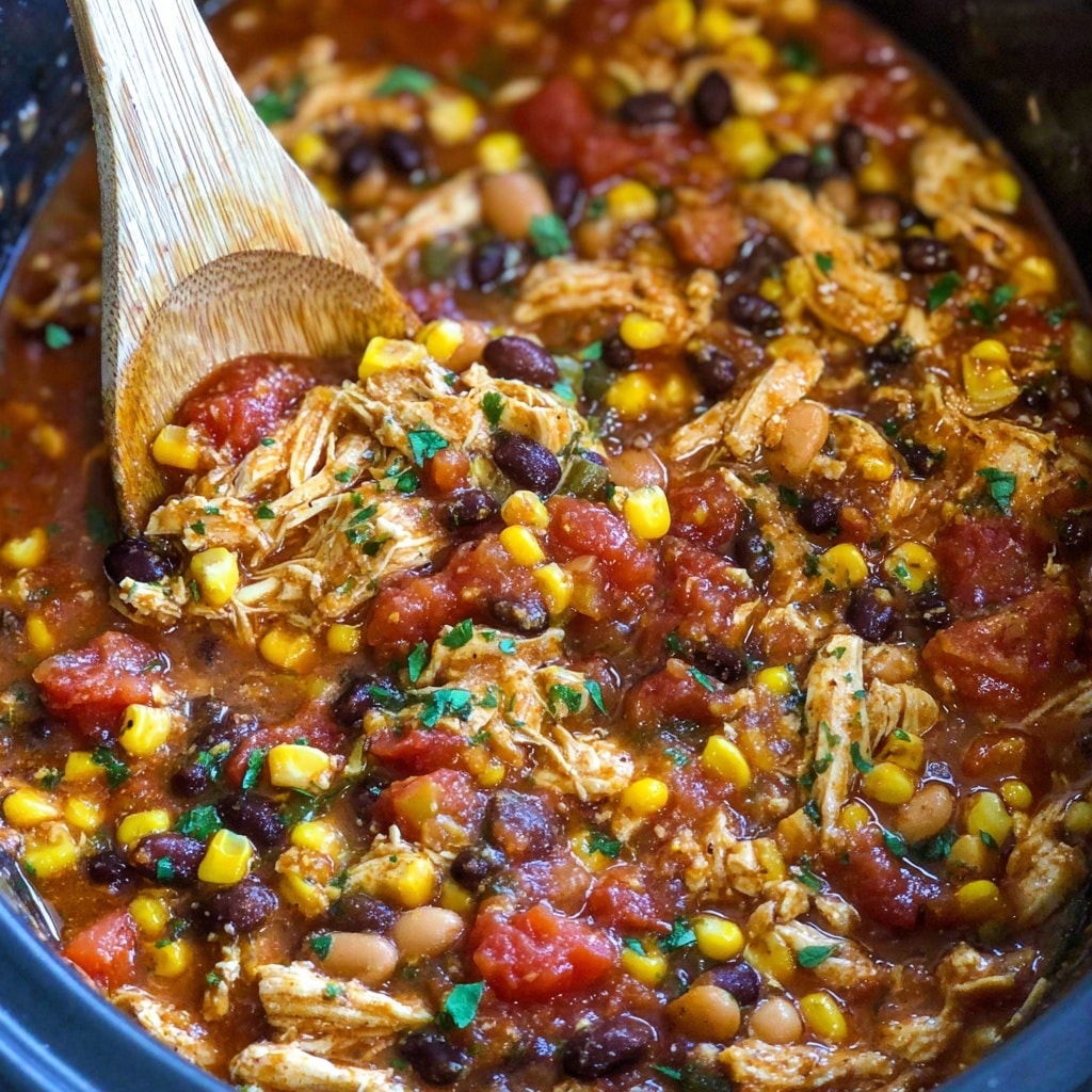 Slow Cooker Chicken Chili Recipe - Recipe Image