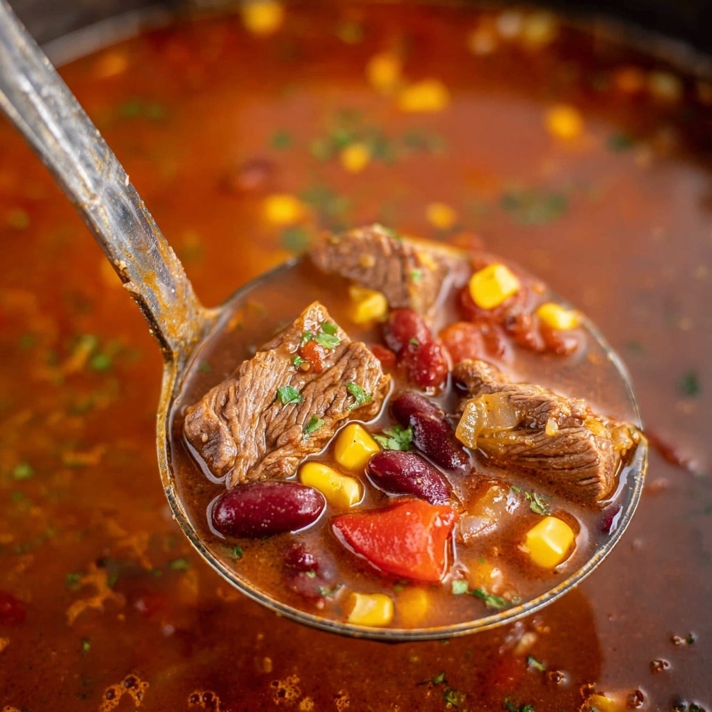 Beef Enchilada Soup Recipe - Recipe Image