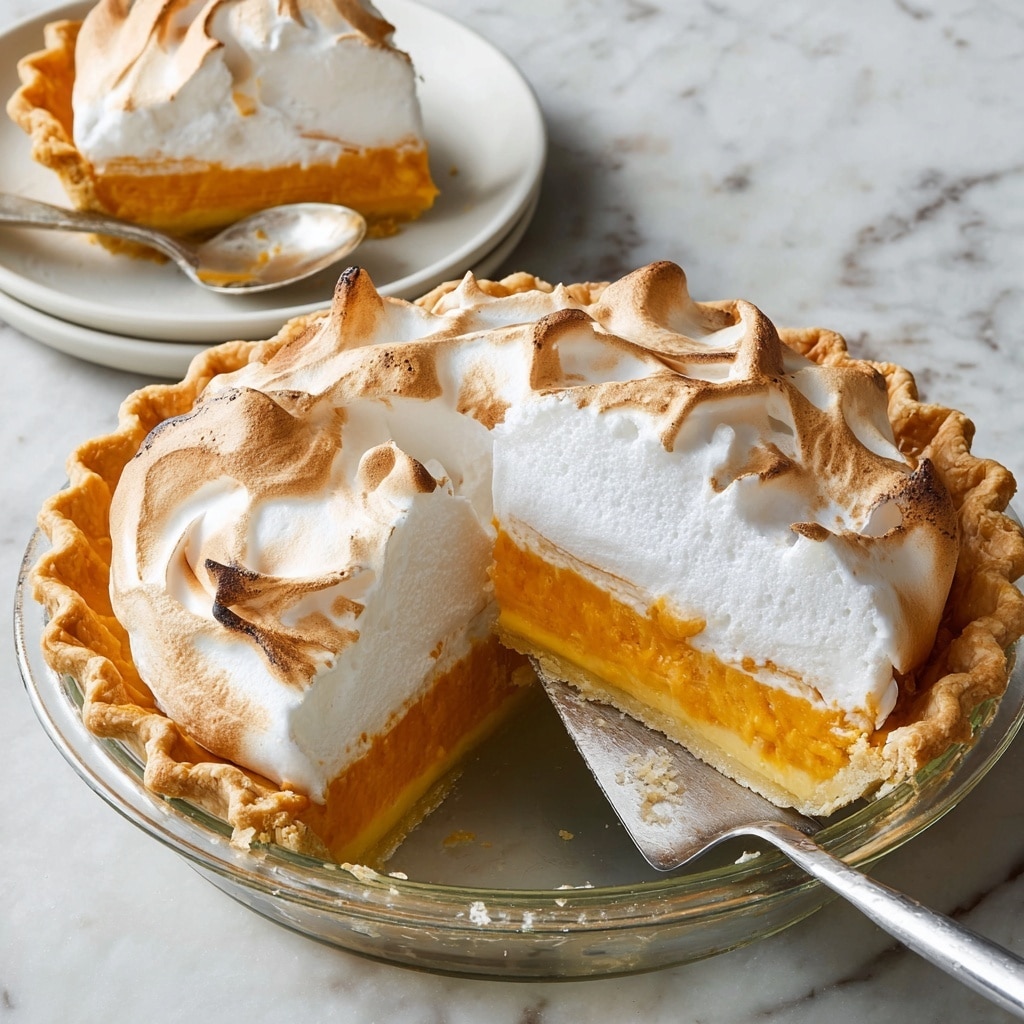 Vegan Sweet Potato Pie with Meringue Topping Recipe - Recipe Image