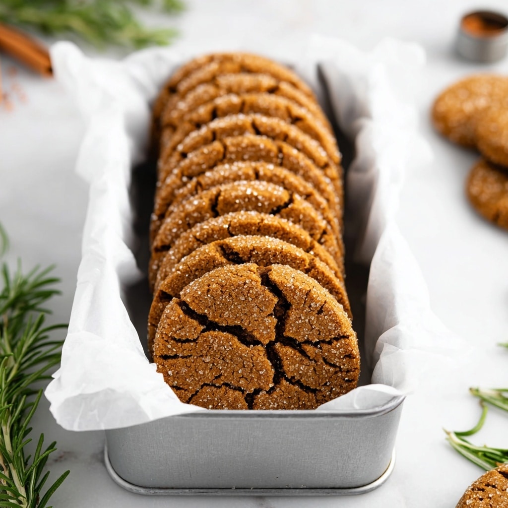Vegan Molasses Cookies Recipe - Recipe Image