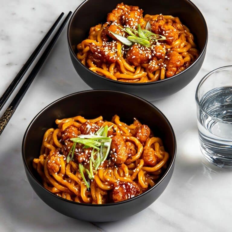 Slow Cooker Honey Garlic Chicken Noodles Recipe