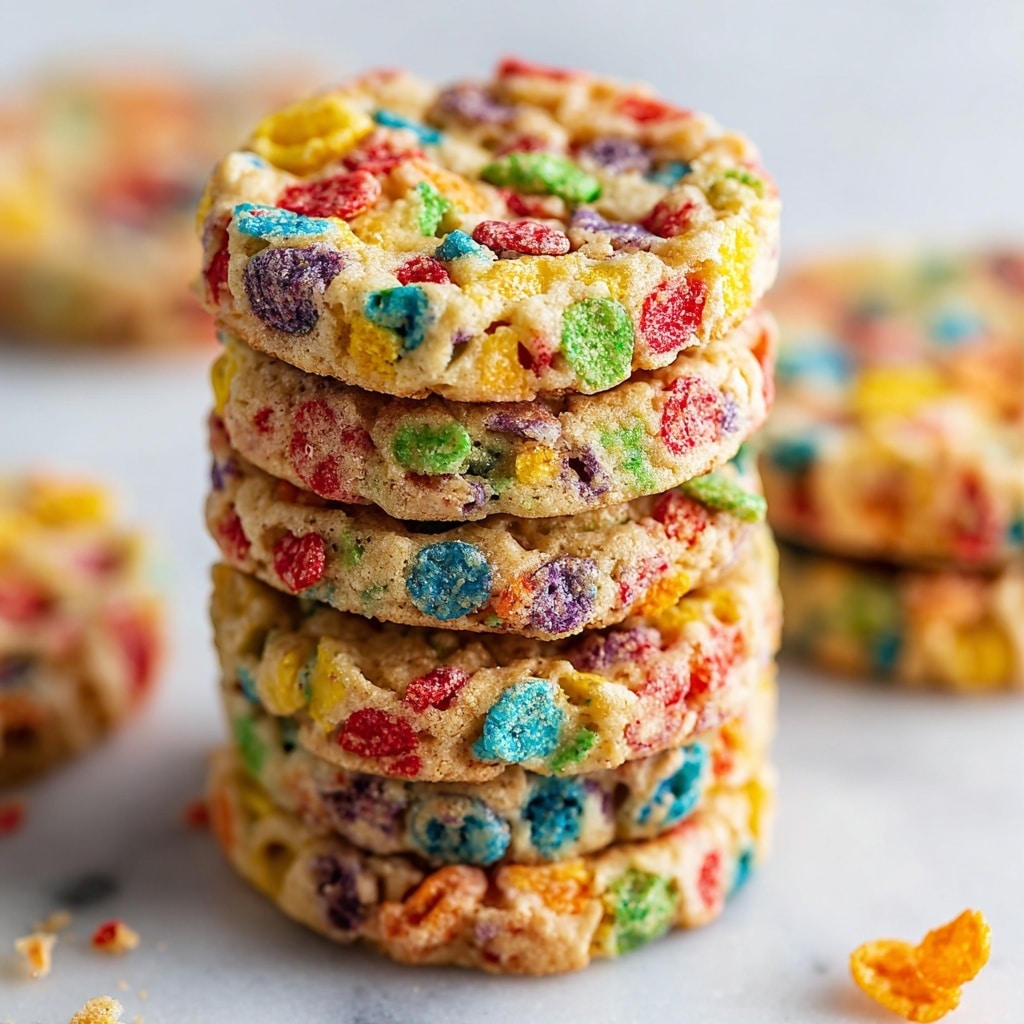 Fruity Pebbles Cake Mix Cookies Recipe - Recipe Image