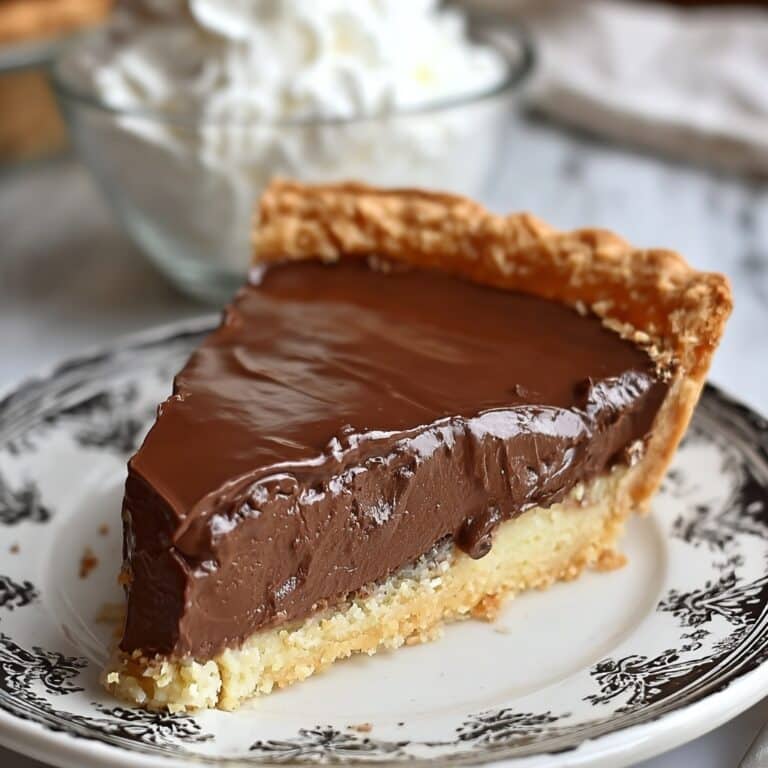 Old-Fashioned Chocolate Pie Recipe