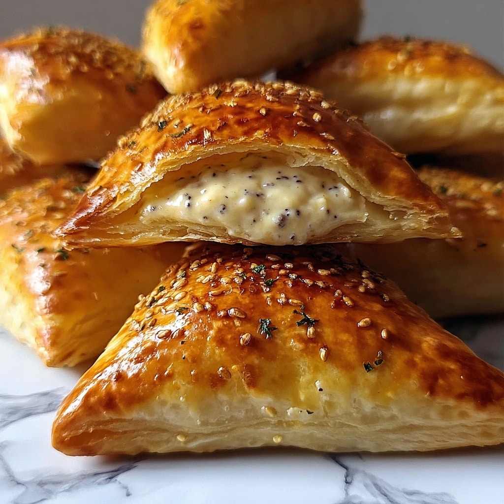 Chicken Alfredo Calzones Recipe - Recipe Image