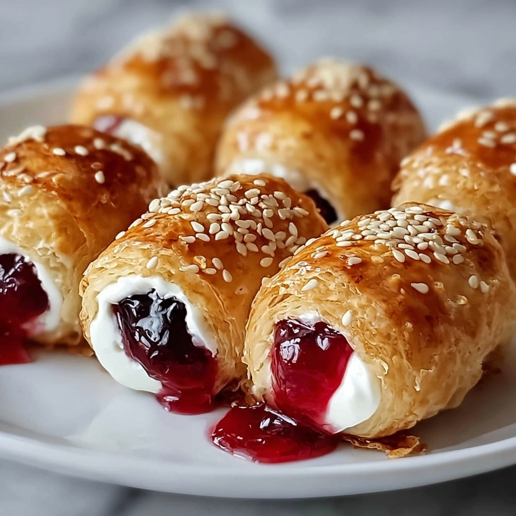 Air Fryer Cherry Cheesecake Egg Rolls Recipe - Recipe Image