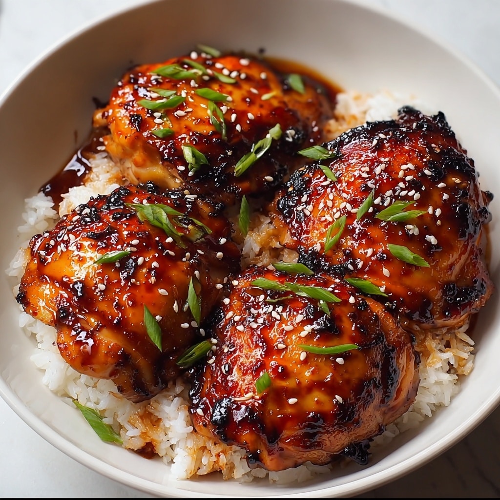 Sweet and Spicy Sticky Chicken Recipe - Recipe Image