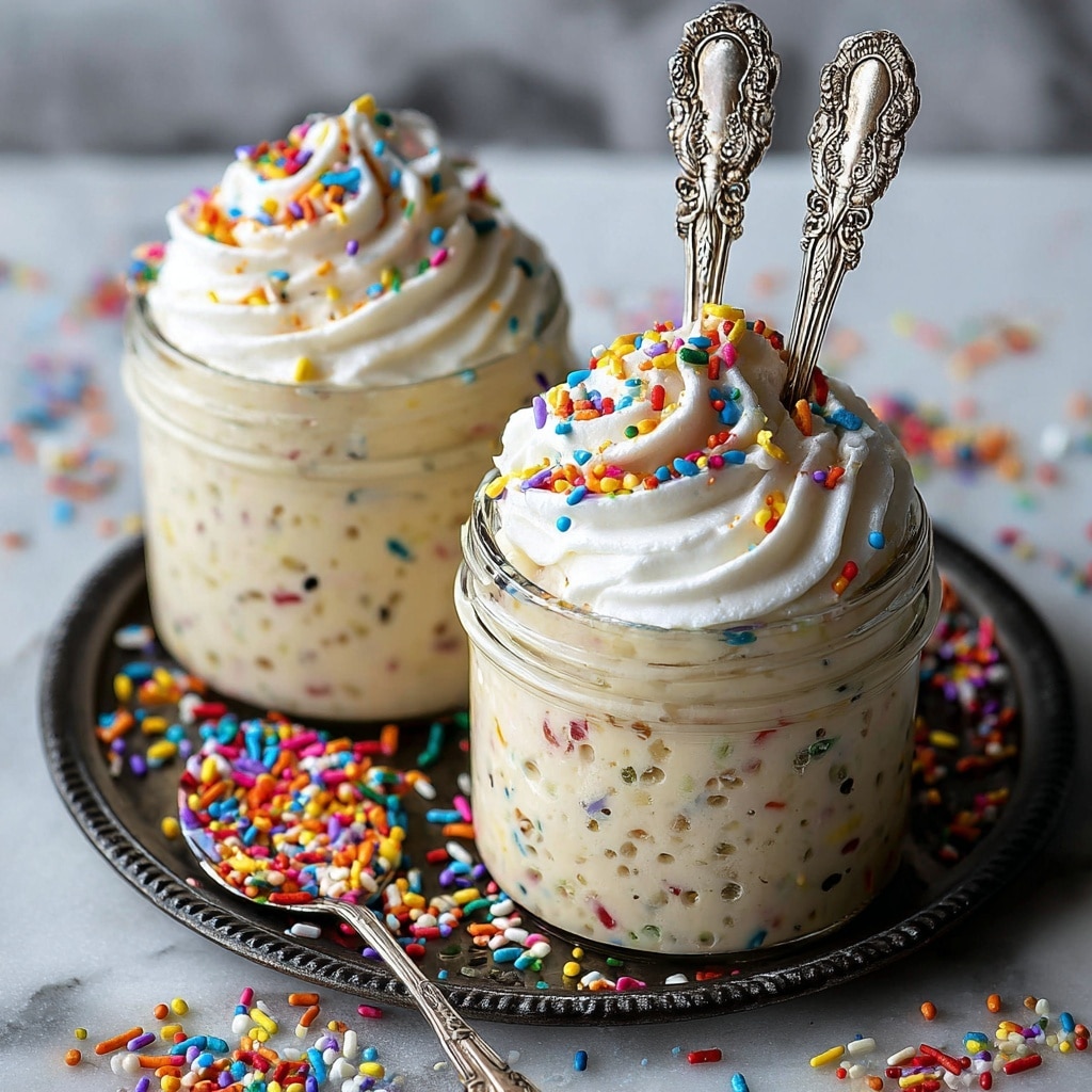 Birthday Cake Overnight Oats Recipe - Recipe Image