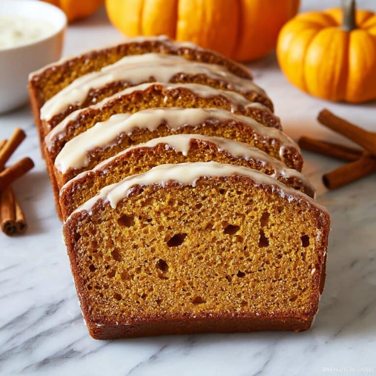 Cream Cheese-Filled Pumpkin Bread Recipe