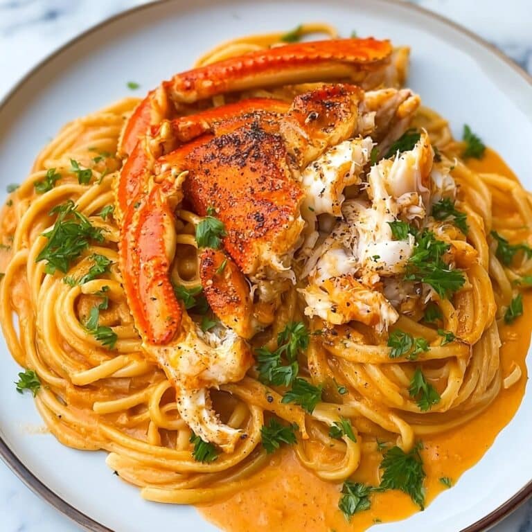 King Crab Pasta with Tomato and Ouzo Sauce Recipe