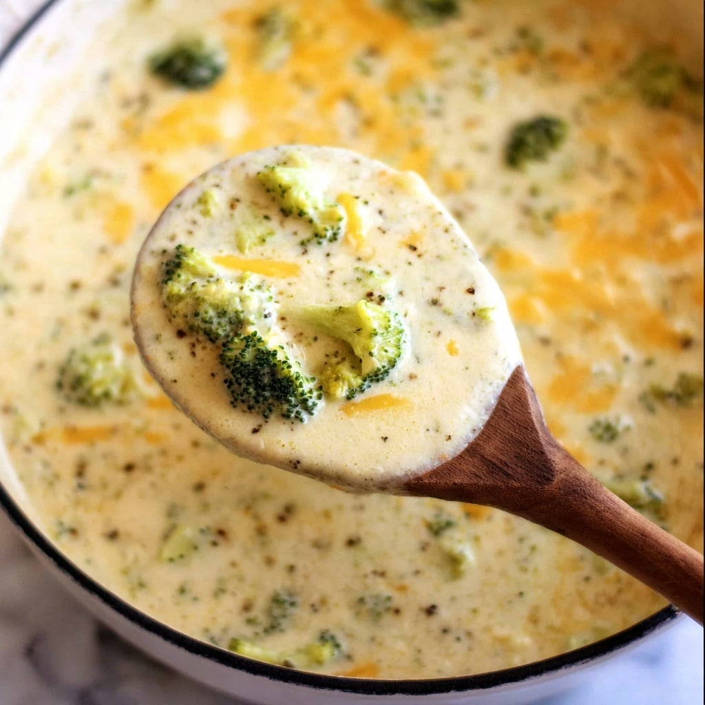 Creamy Broccoli Cheddar Soup Recipe - Recipe Image