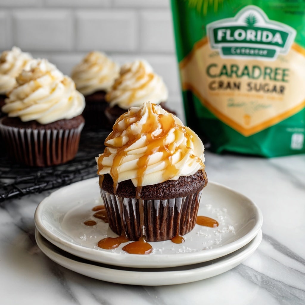 Salted Caramel Chocolate Cupcakes Recipe - Recipe Image