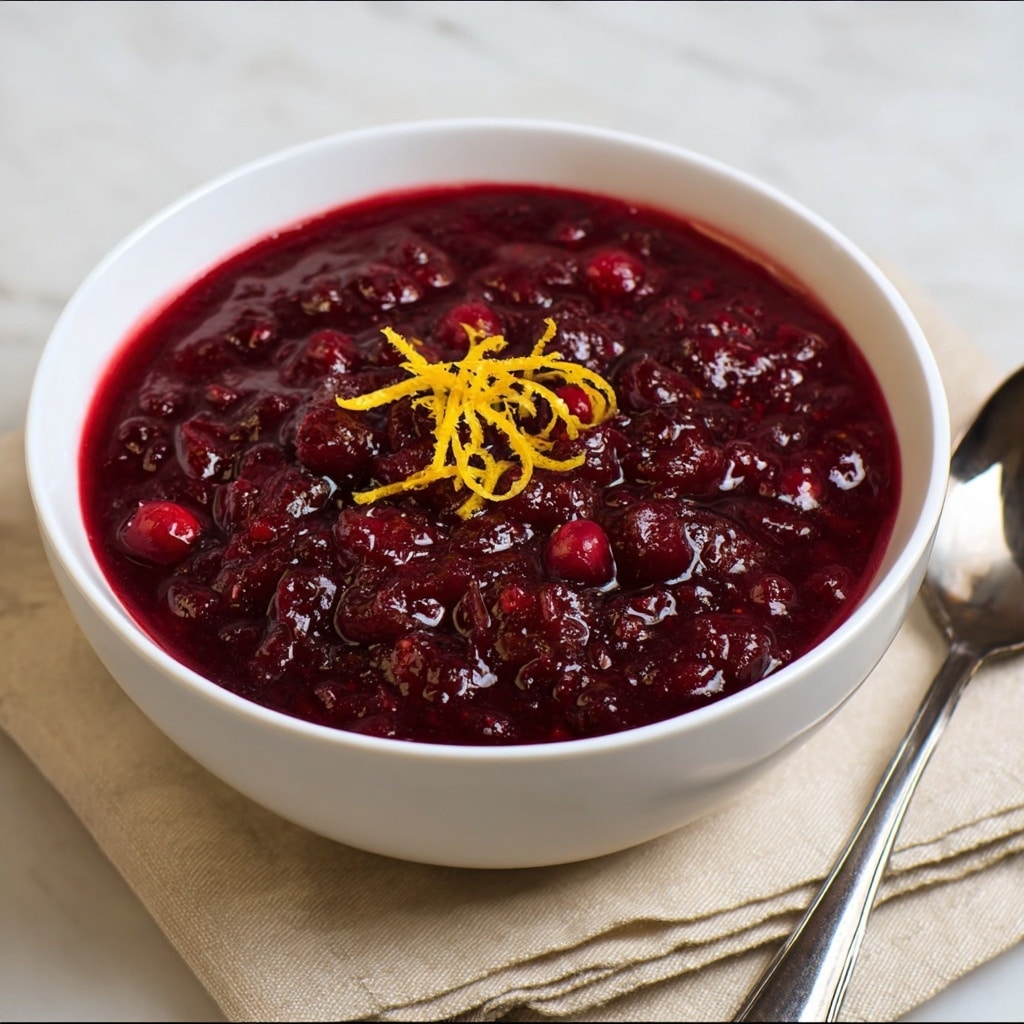 Lemon-Kissed Cranberries Recipe - Recipe Image