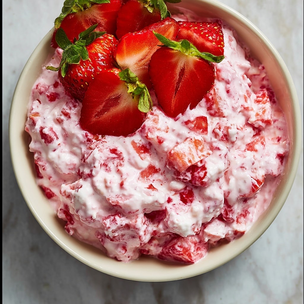 Strawberry Fluff Salad Recipe - Recipe Image
