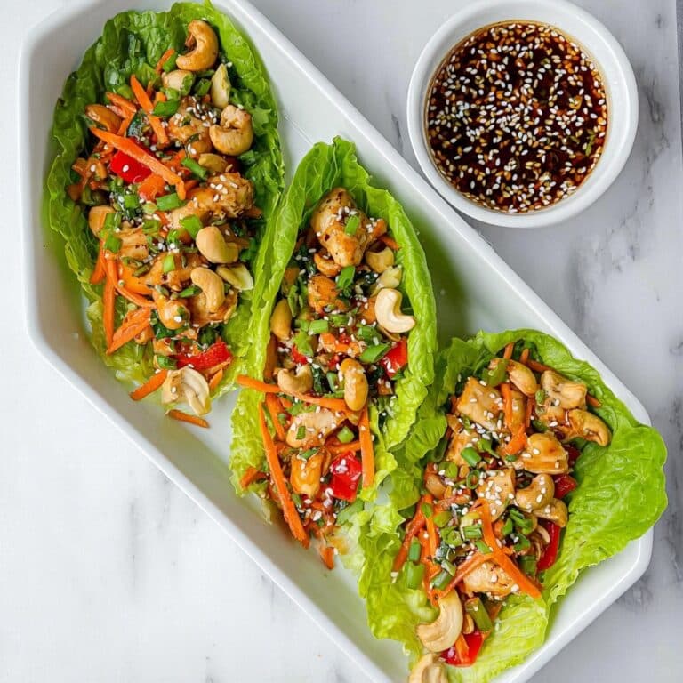 Teriyaki Chicken Lettuce Wraps Recipe