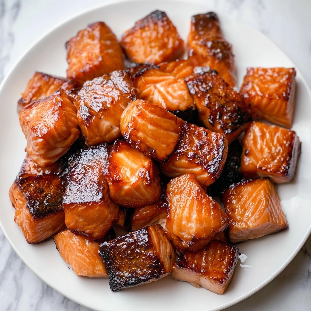 Hot Honey Salmon Bites Recipe - Recipe Image