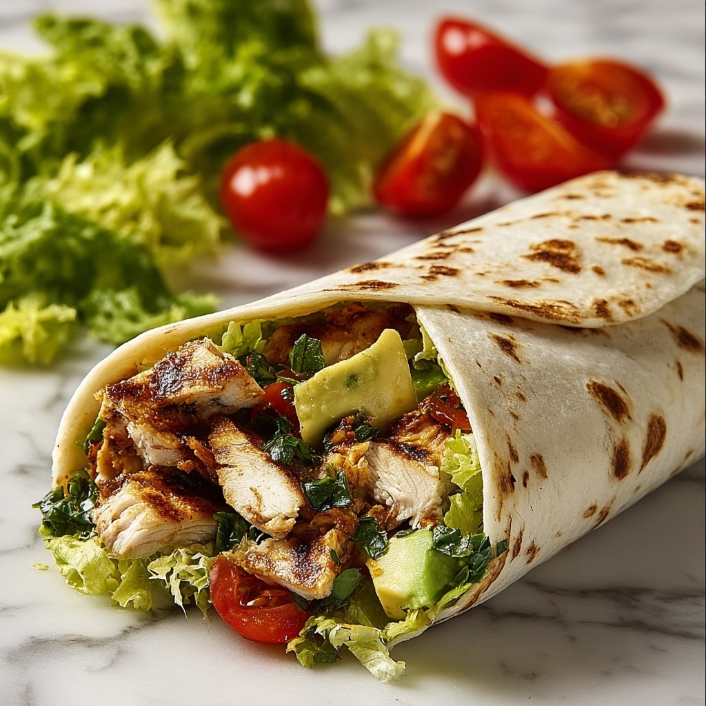 Chicken Avocado Wrap Recipe - Recipe Image