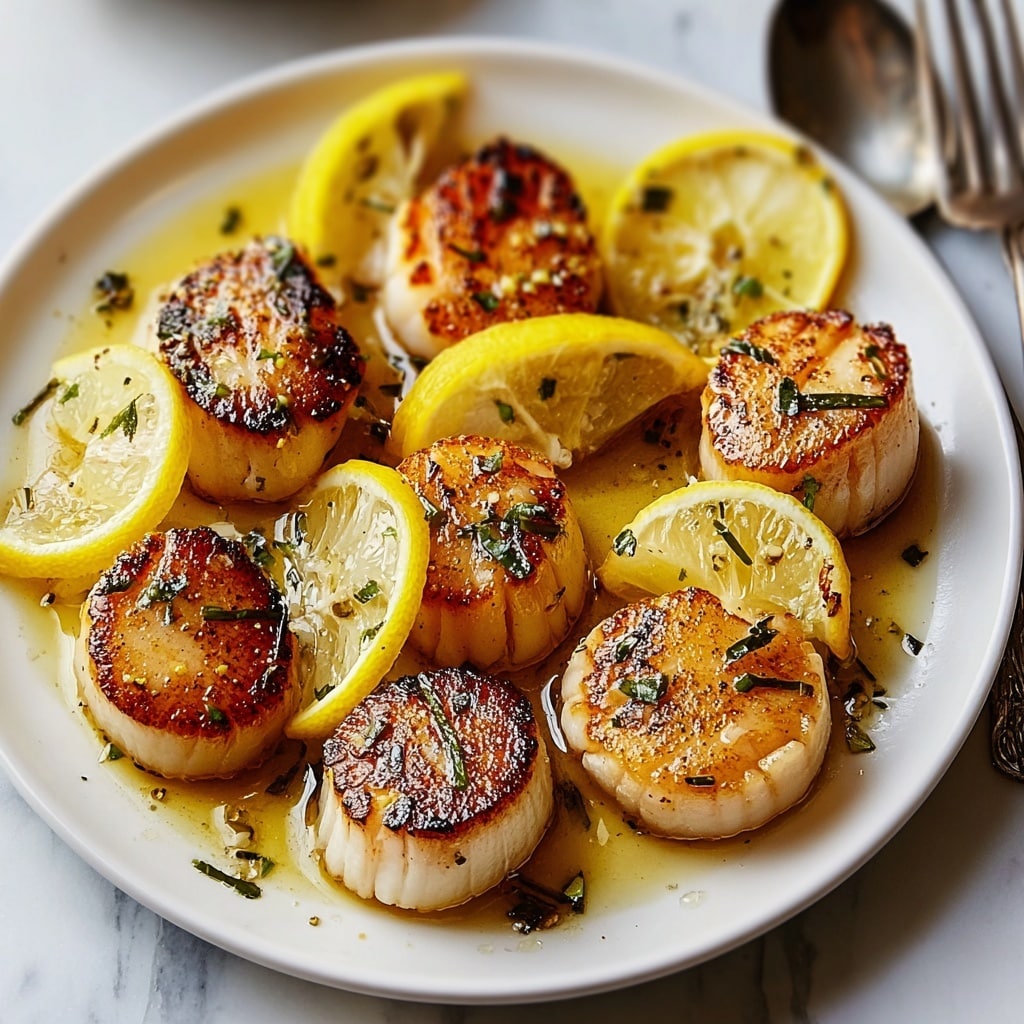 Lemon Butter Scallops Recipe - Recipe Image