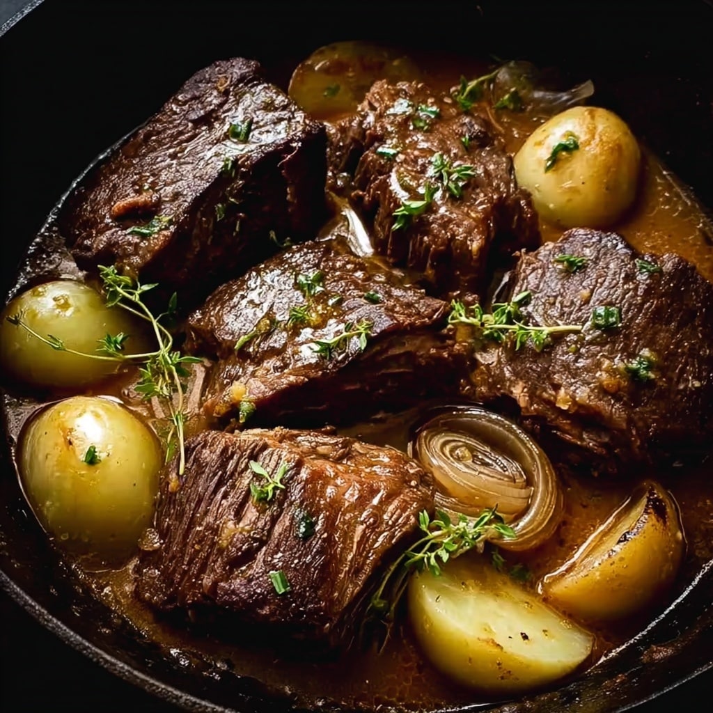 Belgian-Style Slow-Cooked Beef Stew Recipe - Recipe Image