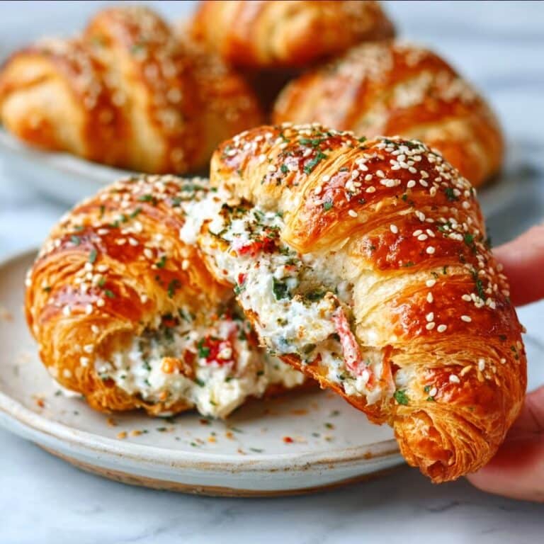 Crab Cheese Filled Crescent Rolls Recipe