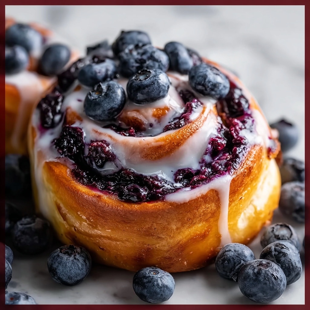 Homemade Blueberry Cinnamon Sweet Rolls Recipe - Recipe Image