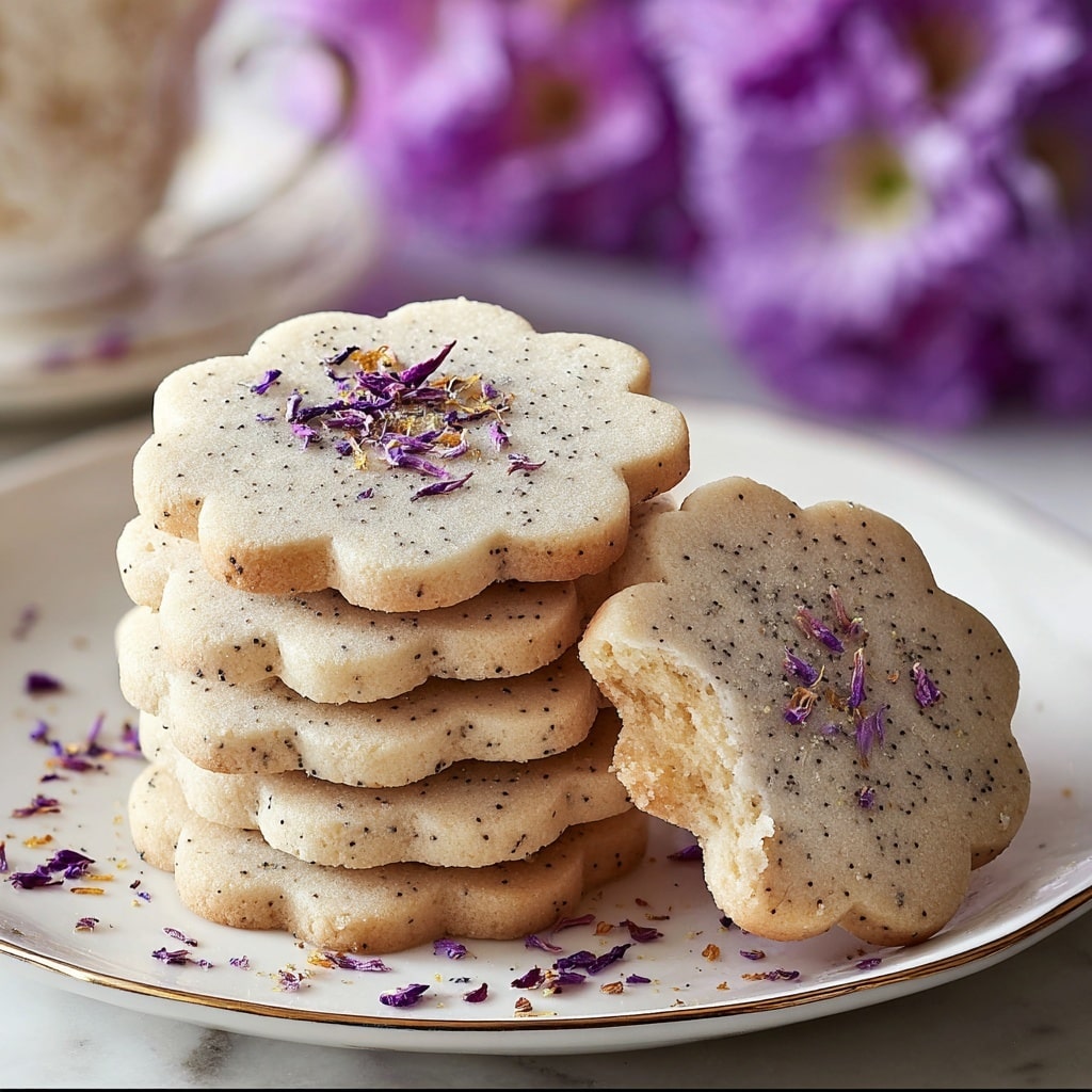 Lavender Shortbread Cookies Recipe - Recipe Image