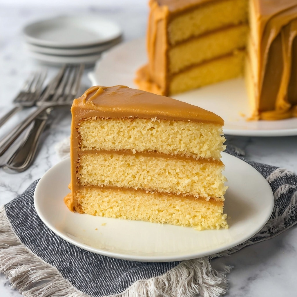 Decadent Caramel Cake Recipe - Recipe Image
