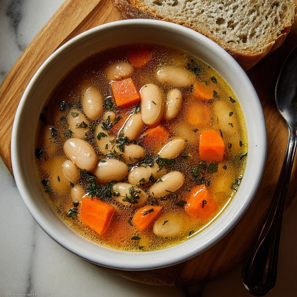 Great Northern Bean Soup with Carrots Recipe - Recipe Image