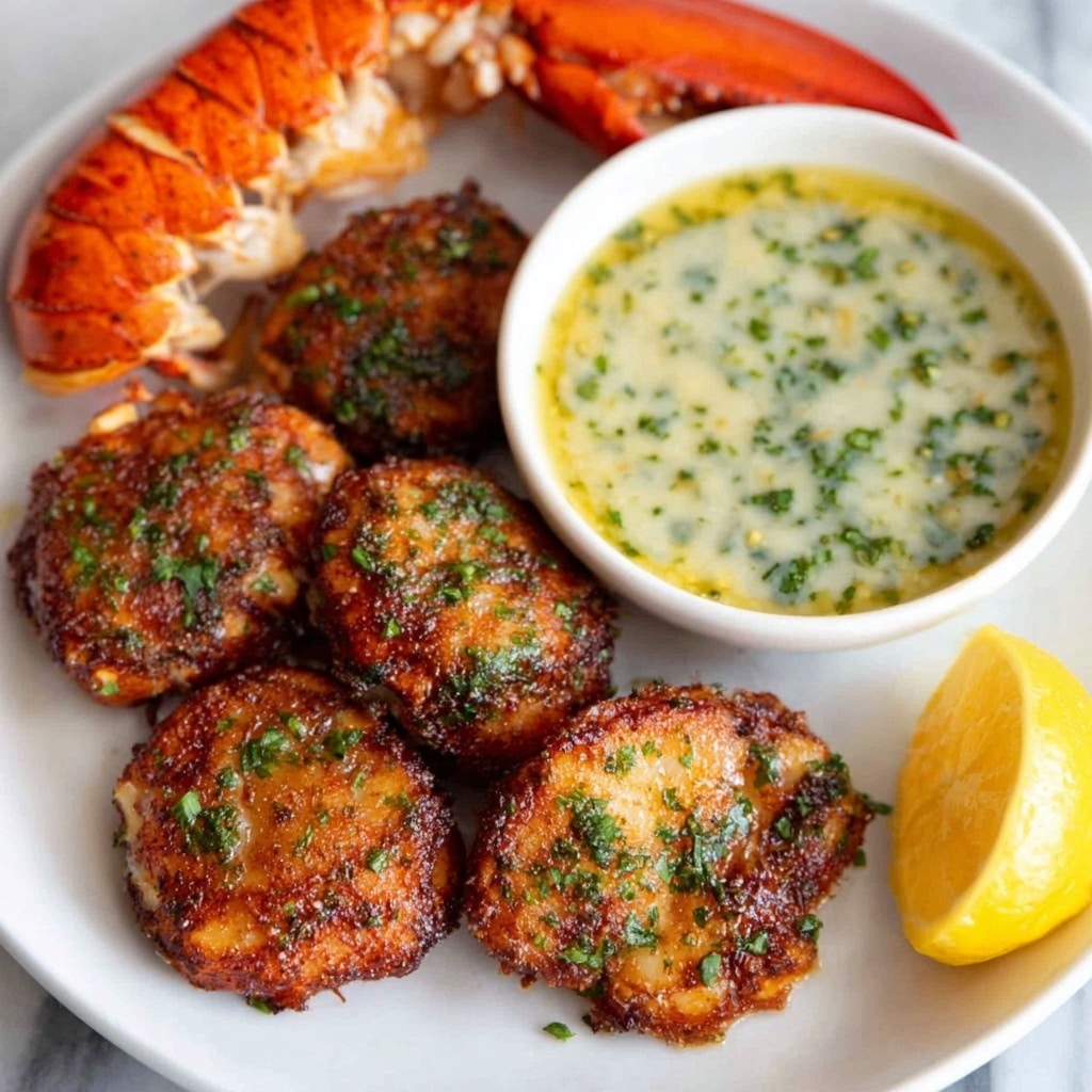 Crispy Lobster Bites with Garlic Butter Sauce Recipe - Recipe Image