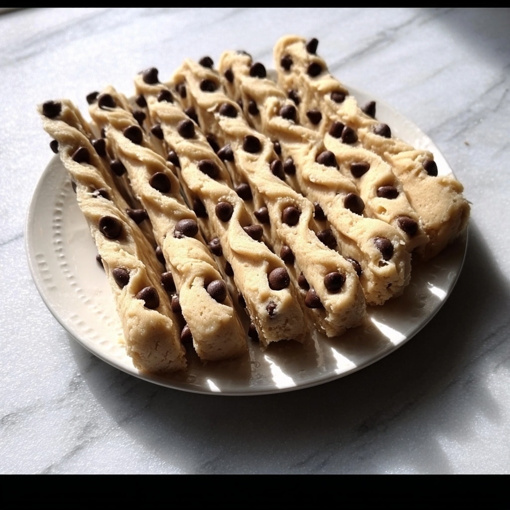 Chocolate Chip Cookie Dough Twists Recipe - Recipe Image