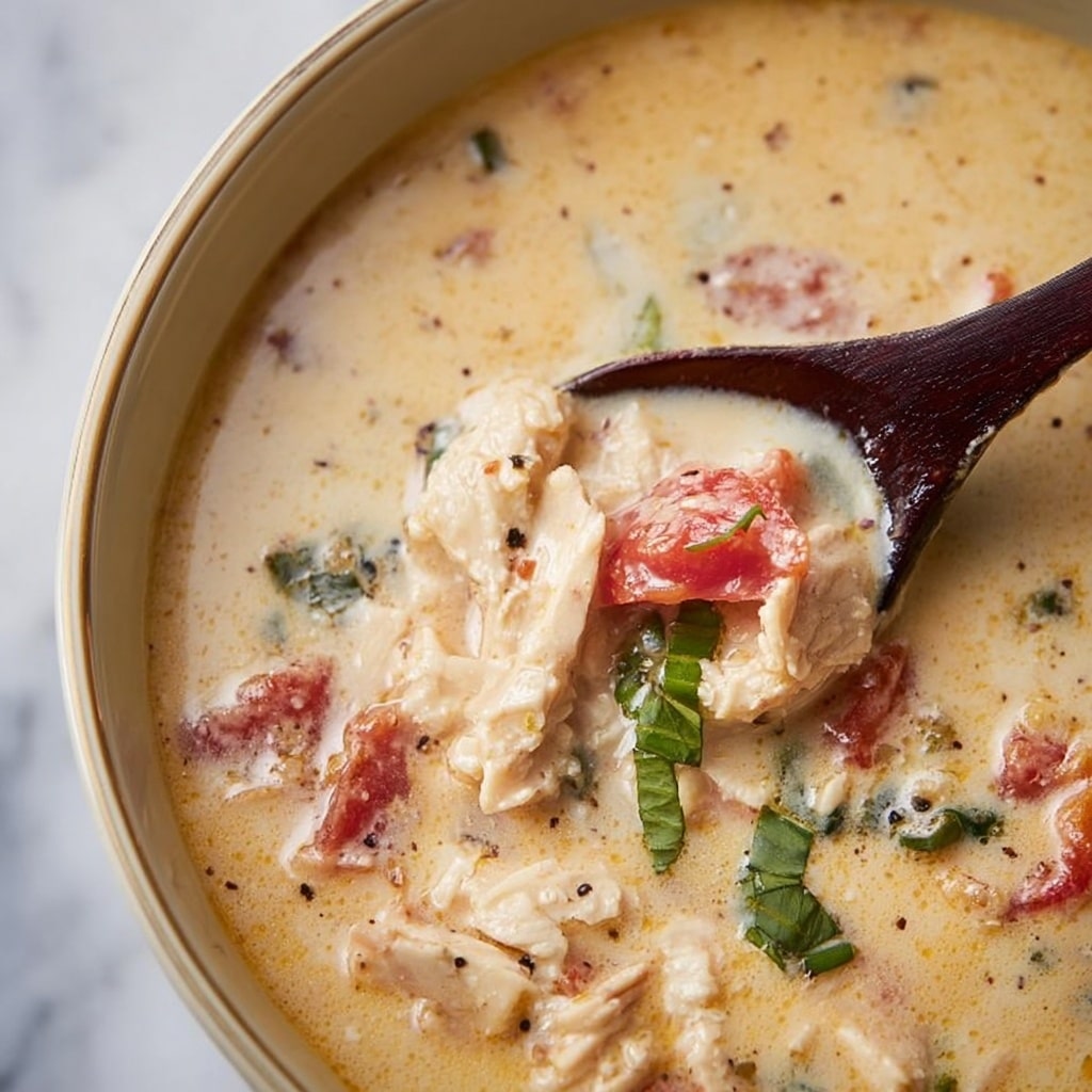 Slow Cooker Low Carb Chicken Taco Soup Recipe - Recipe Image