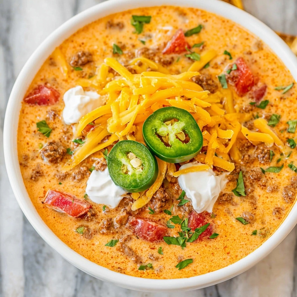 Keto Taco Soup Recipe - Recipe Image