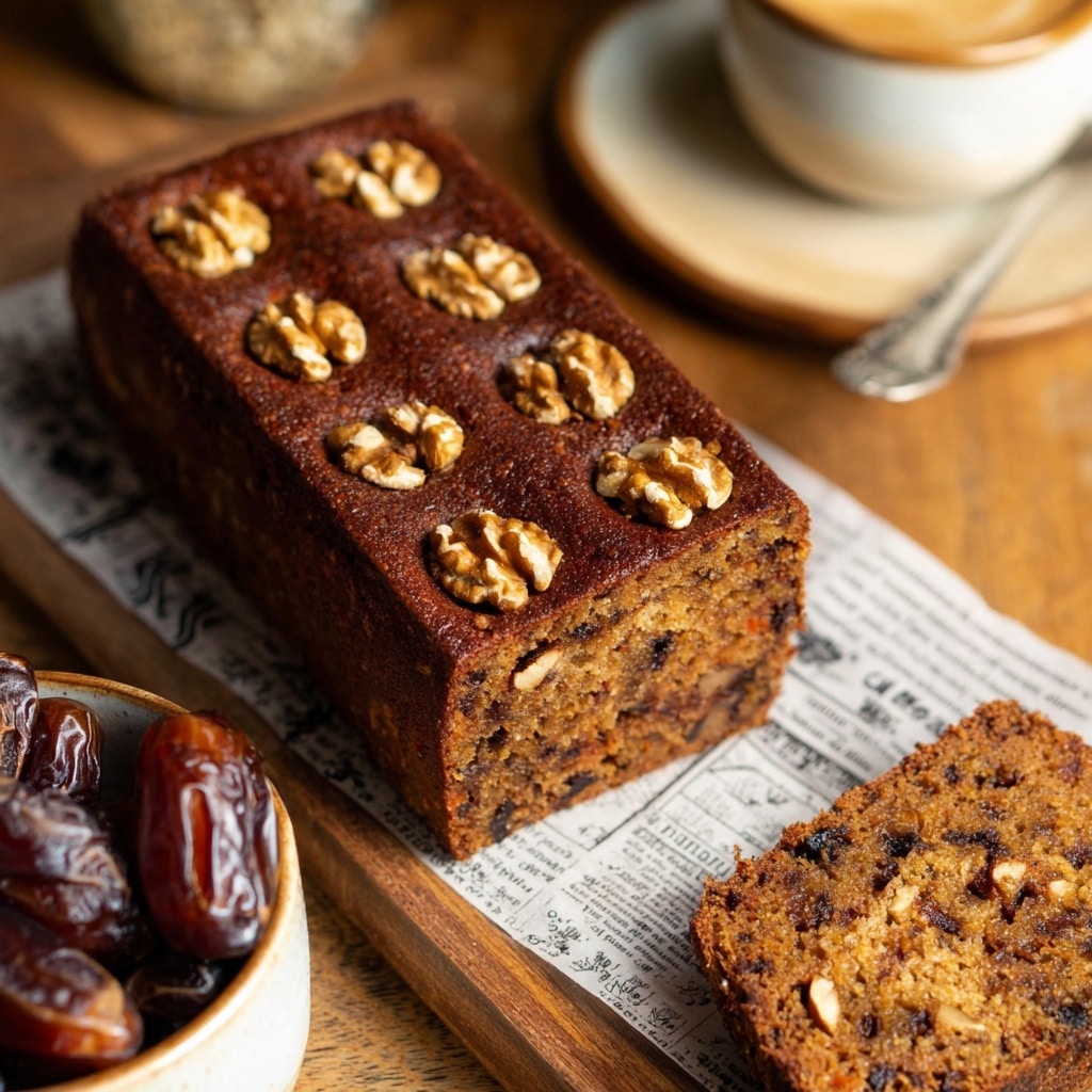 Date and Walnut Cake Recipe - Recipe Image