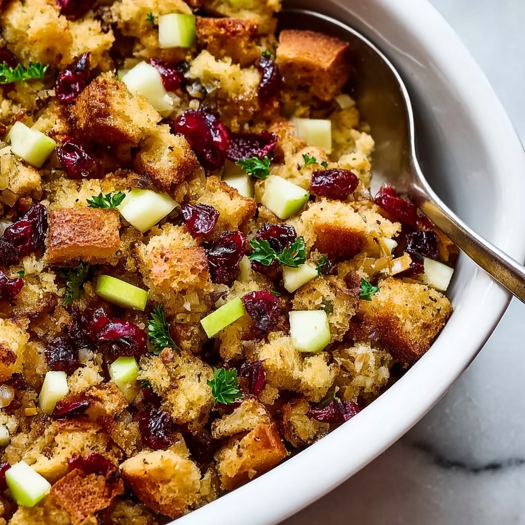 Apple Cranberry Stuffing Recipe - Recipe Image