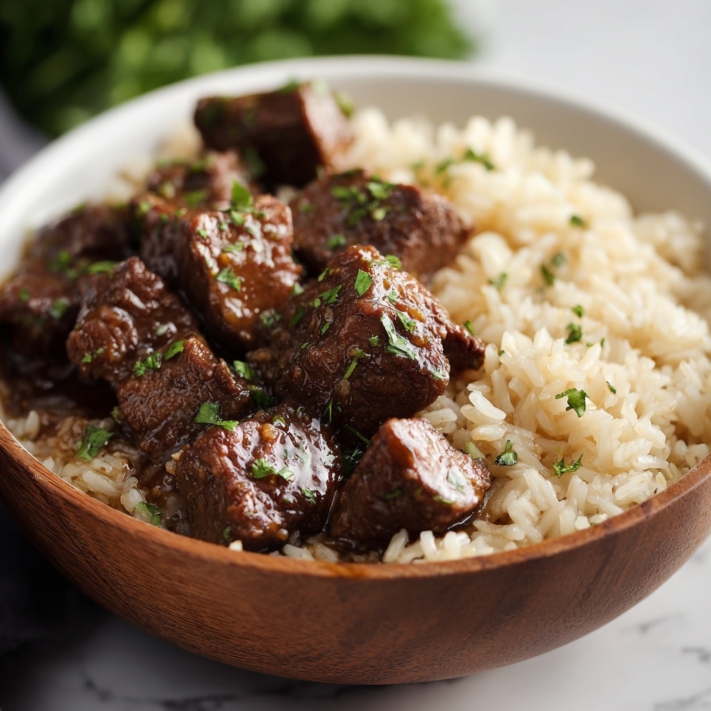 Beef Tips and Rice Recipe - Recipe Image