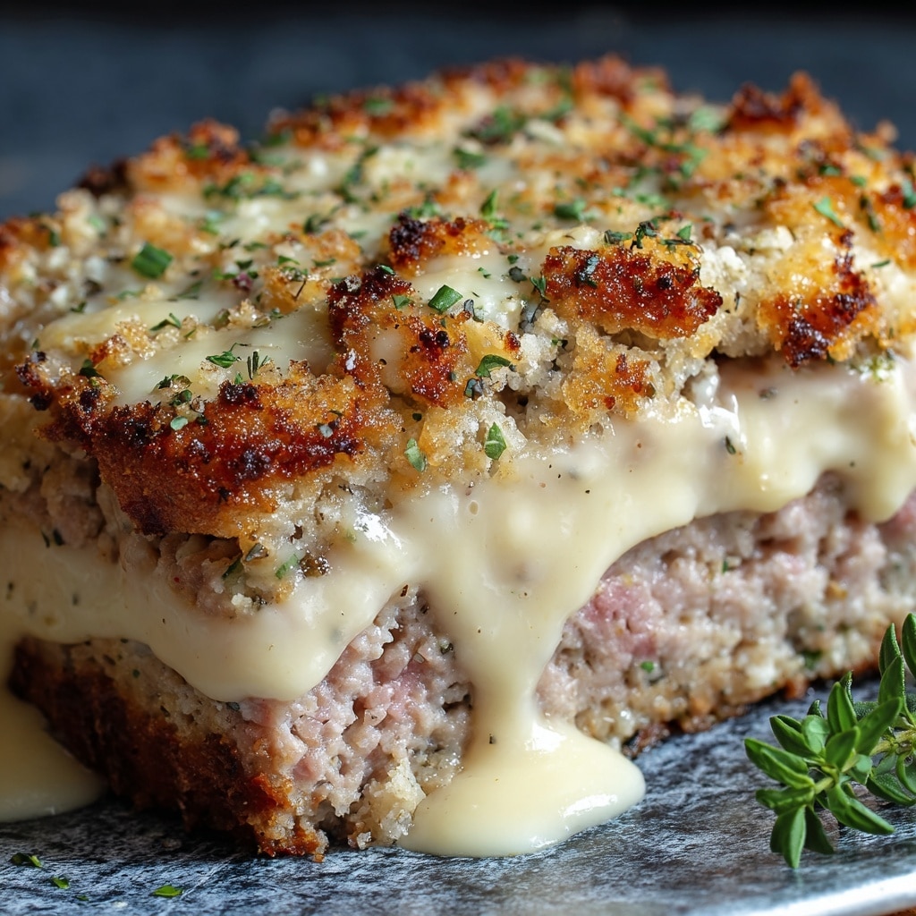Chicken Cordon Bleu Meatloaf Recipe - Recipe Image