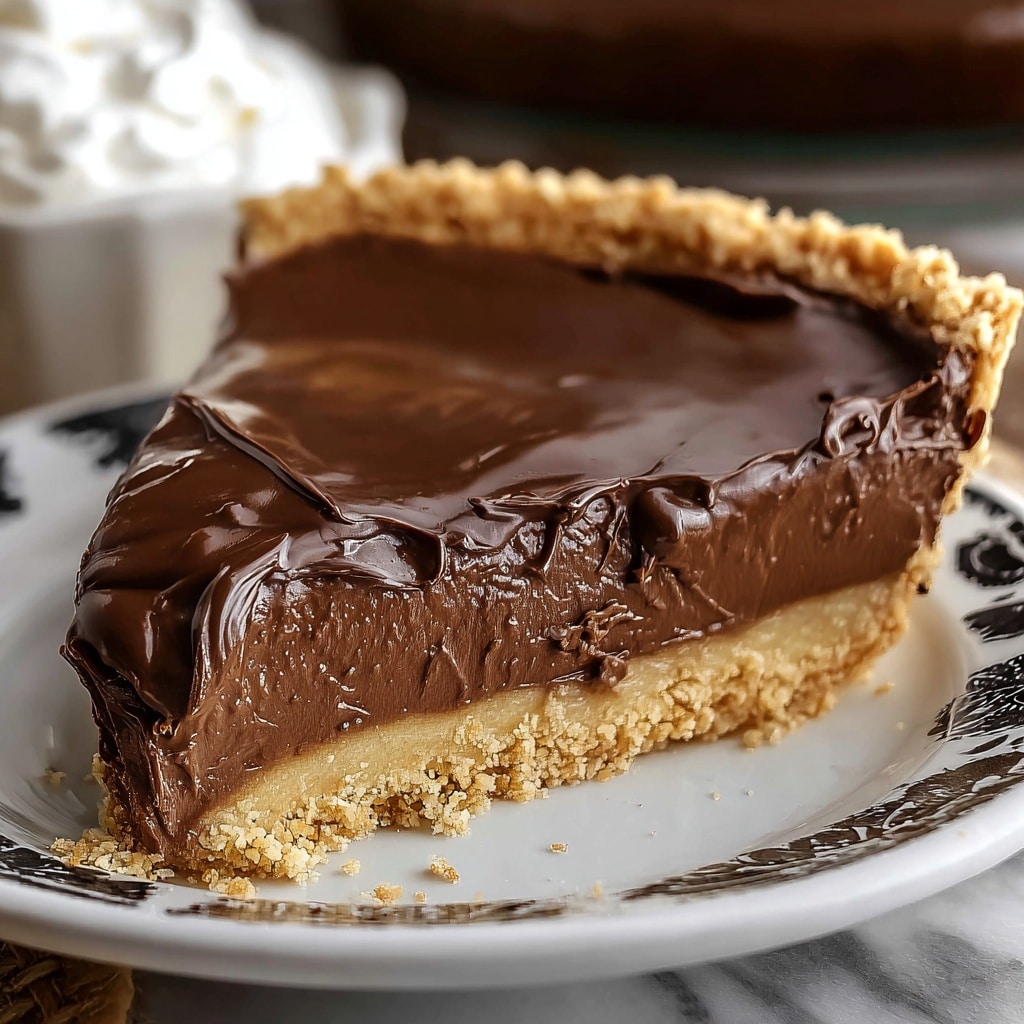 Old-Fashioned Chocolate Pie Recipe - Recipe Image