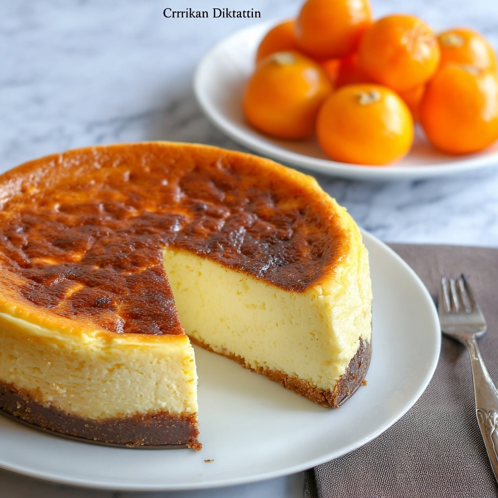 Orange or Clementine Ricotta Cheesecake Recipe - Recipe Image