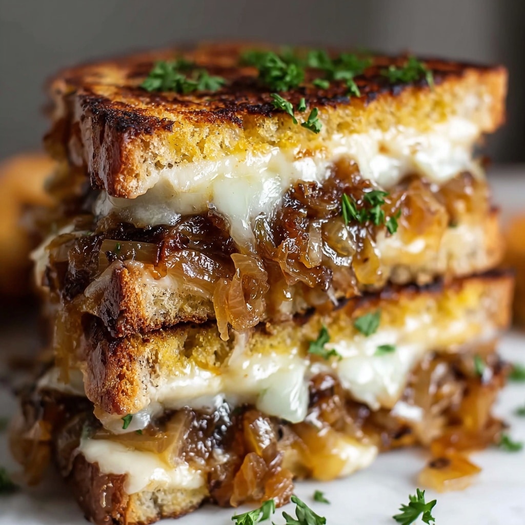 French Onion Grilled Cheese Recipe - Recipe Image