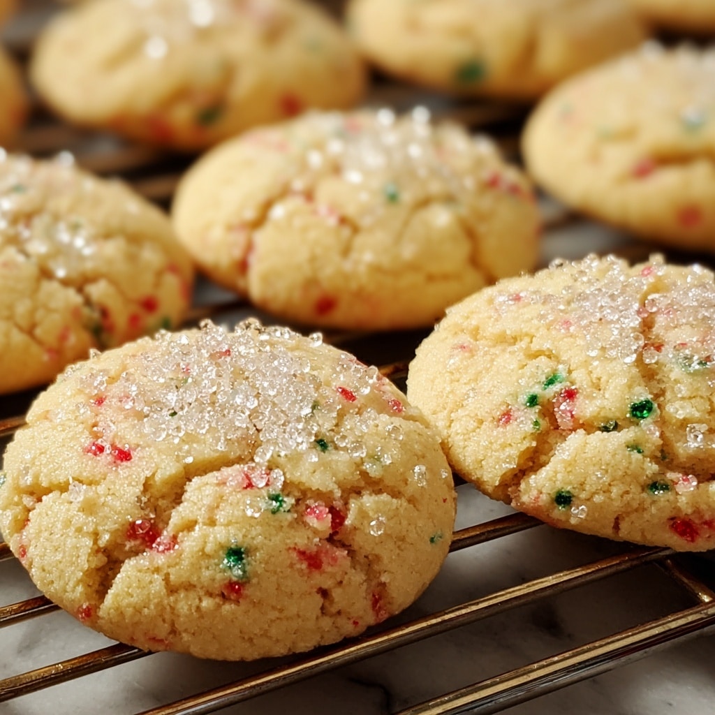 Christmas Gooey Butter Cookies Recipe - Recipe Image