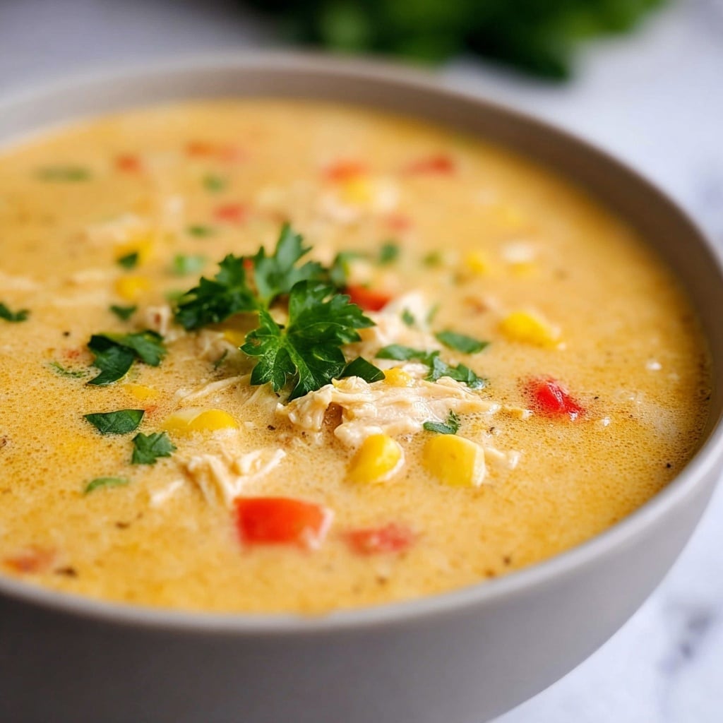 Creamy Chicken Corn Chowder Recipe - Recipe Image