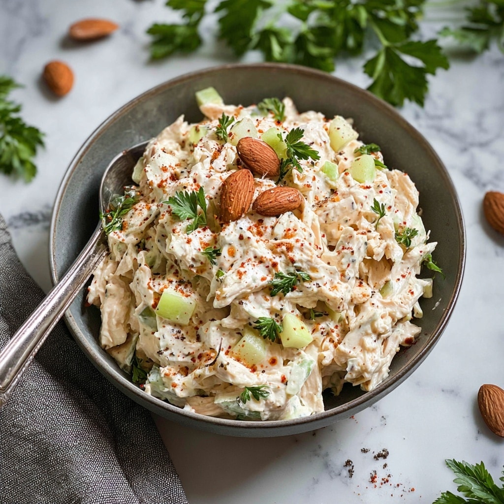 Creamy Cajun Spiced Chicken Salad Recipe - Recipe Image