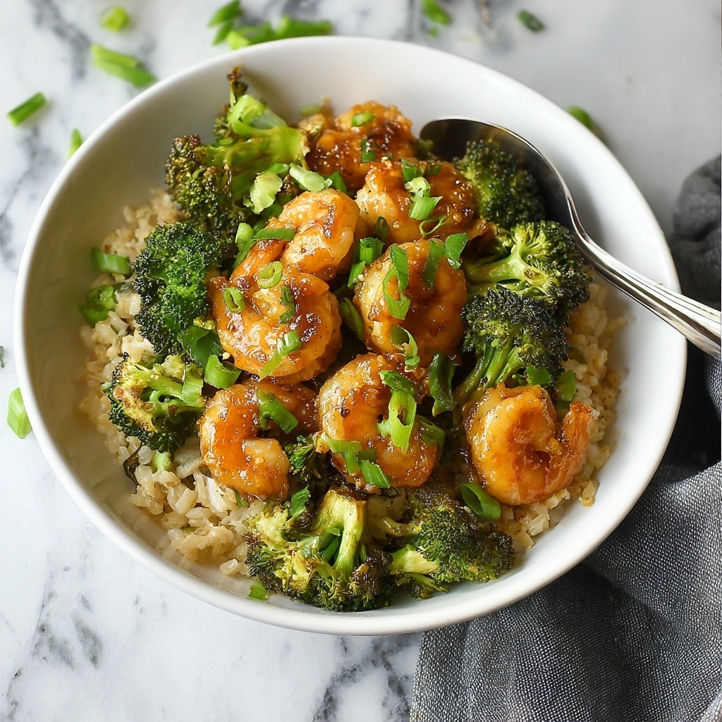 Stir-Fried Shrimp and Broccoli Recipe - Recipe Image