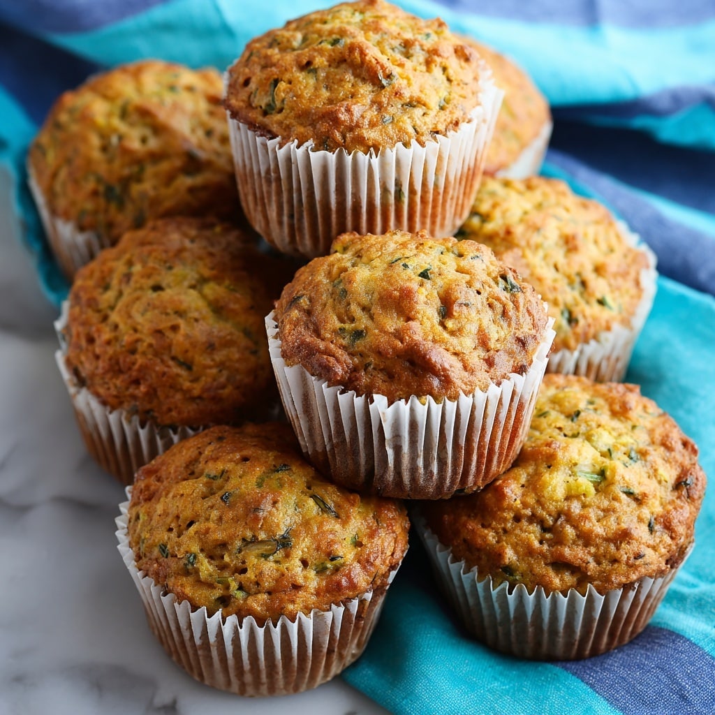 Banana Zucchini Bread Muffins Recipe - Recipe Image