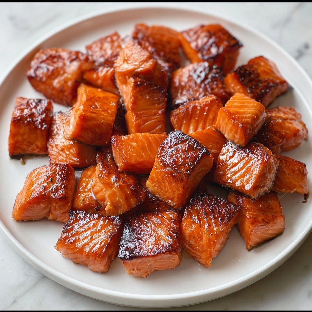 Hot Honey Salmon Bites Recipe - Recipe Image