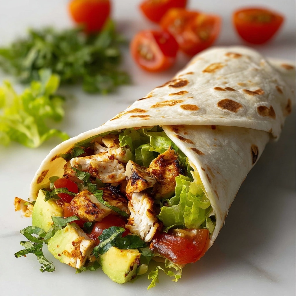 Chicken Avocado Wrap Recipe - Recipe Image