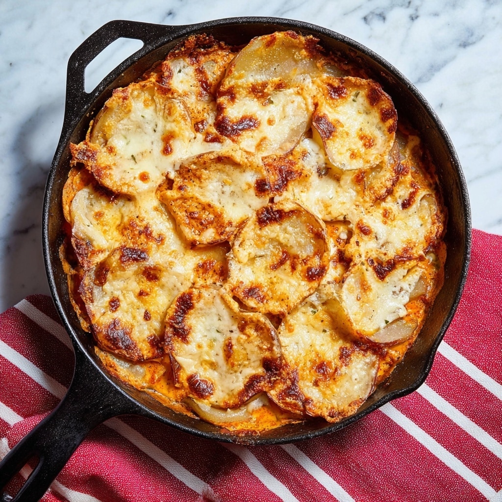 Cheesy Potato Meatball Casserole Recipe - Recipe Image