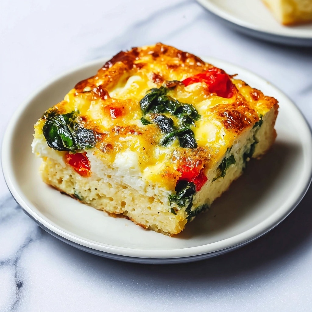 Vegetable and Gruyère Challah Strata Recipe - Recipe Image