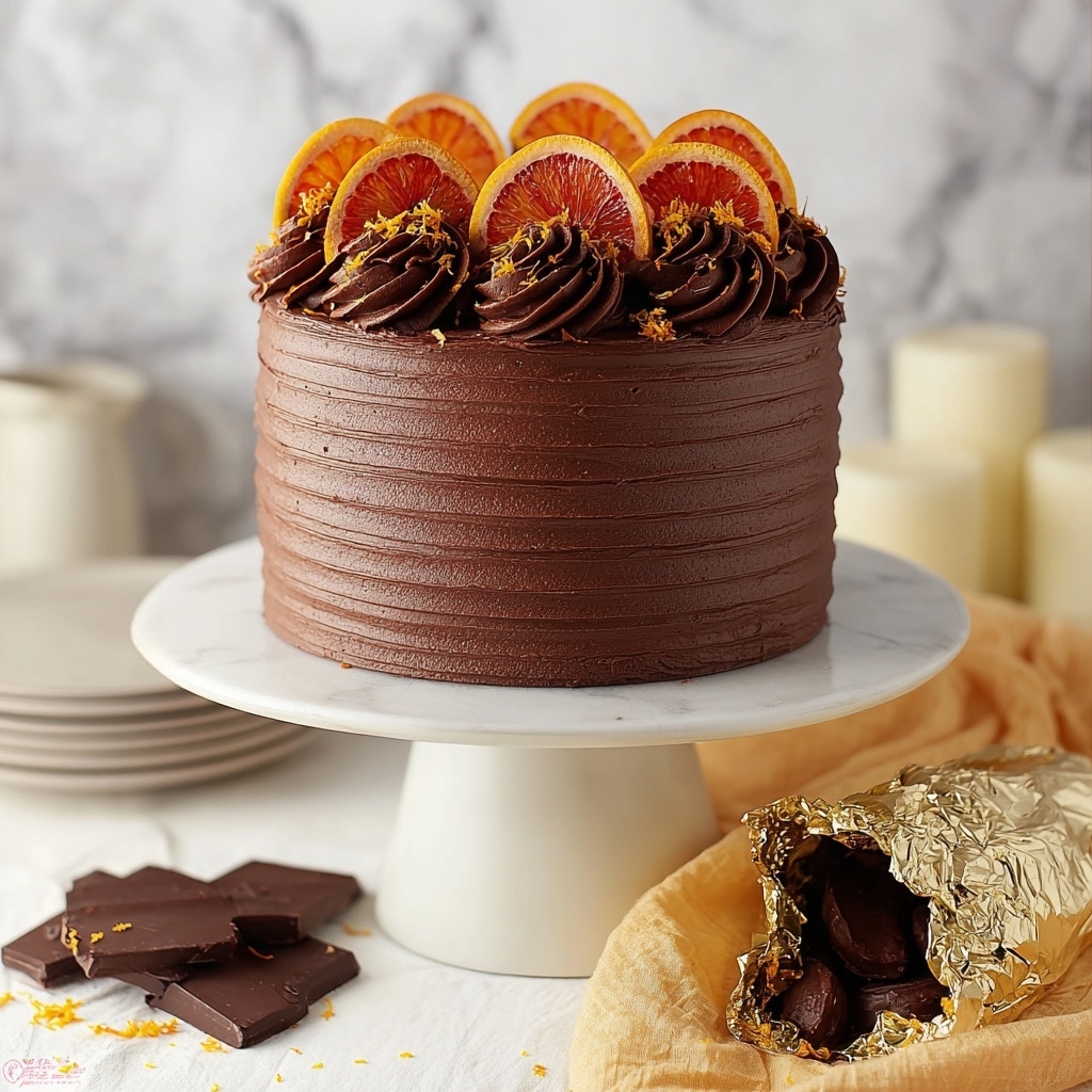 Chocolate Orange Cake Recipe - Recipe Image