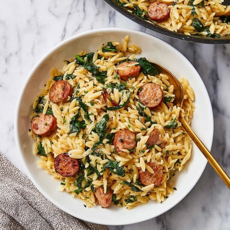 Creamy Chicken Sausage Skillet Recipe